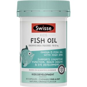Swisse 小鲨鱼儿童鱼油 Kids Fish Oil 60粒