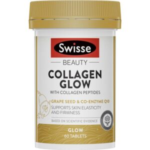 Swisse beauty collagen glow 胶原蛋白肽亮肤营养片 60 Tablets