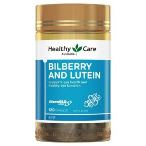 【融化不赔】Healthy Care 蓝莓护眼叶黄素护眼胶囊 Bilberry & Lutein 120粒