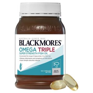 Blackmores 澳佳宝 无腥三倍鱼油胶囊 Omega3 Omega Triple High Strength Fish Oil 150粒