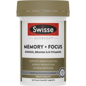 Swisse 银杏叶改善记忆力片 Memory + Focus 50粒