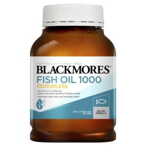 Blackmores 澳佳宝 无腥鱼油 Odourless Fish Oil 1000mg Omega-3 400粒
