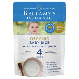 BELLAMY'S 贝拉米 有机婴儿益生元GOS米粉 125克