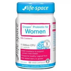 Life Space 女性益生菌蔓越莓胶囊60粒