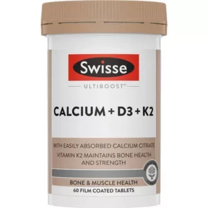 Swisse Ultiboost Calcium + D3 + K2 60 Tablets