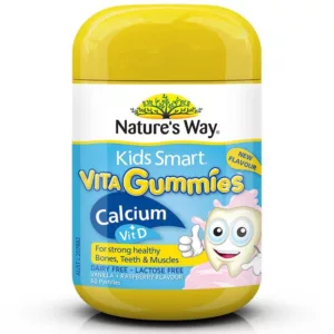 Nature's Way 佳思敏 儿童维生素D钙软糖 Calcium & D GUMMIES 60粒